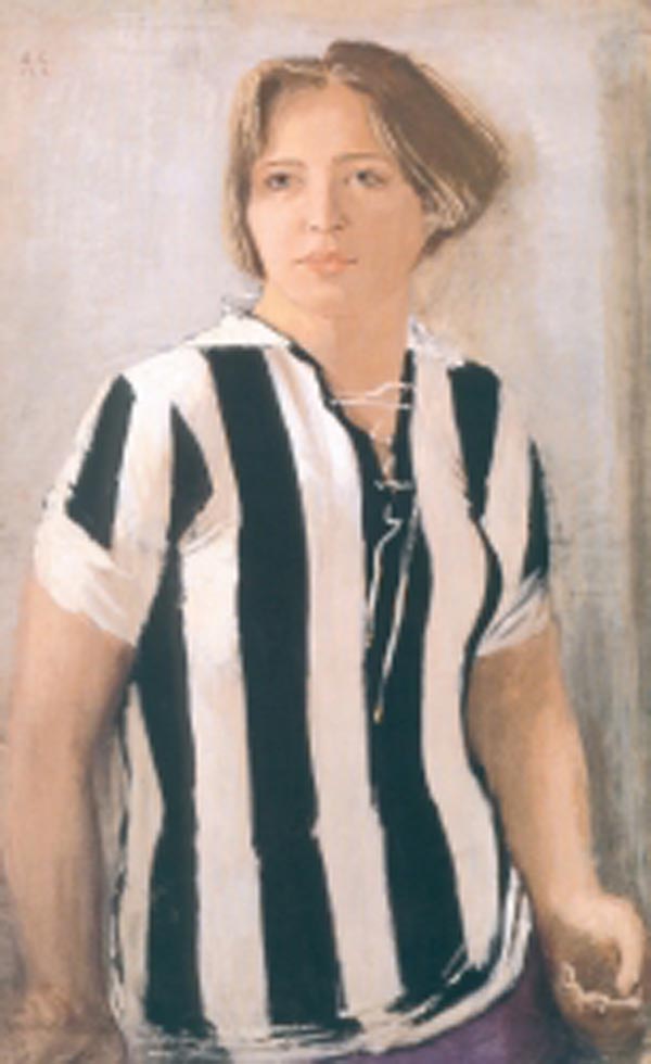 АЛЕКСАНДР САМОХВАЛОВ Девушка в футболке. 1932 ВАСИЛИЙ ШУХАЕВ и АЛЕКСАНДР