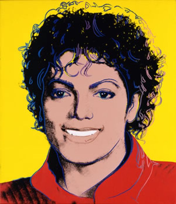 tatum o neal and mj. Warhol#39;s painting of MJ.