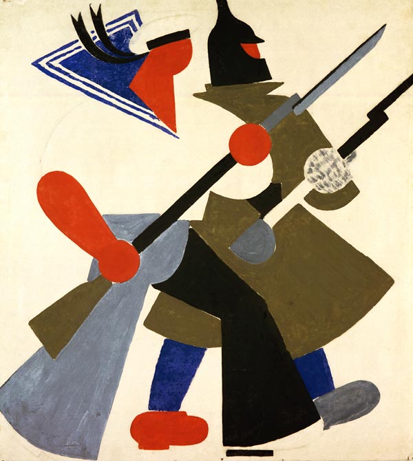 Vladimir Lebedev Red Army and Navy. 1920. Gouache on paper. 77 x 70,4 