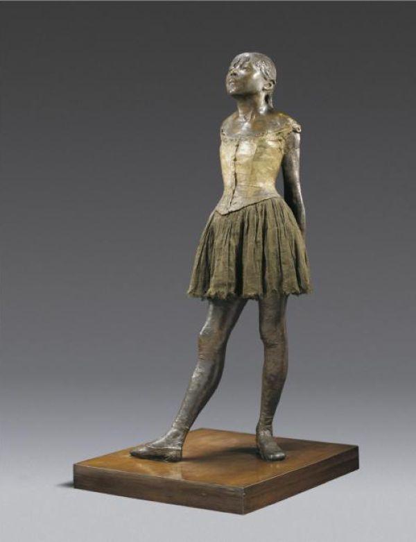 ЭДГАР ДЕГА Маленькая четырнадцатилетняя танцовщица. Восковой оригинал выполнен ок. 1879–1881, отлита в бронзе в 1922