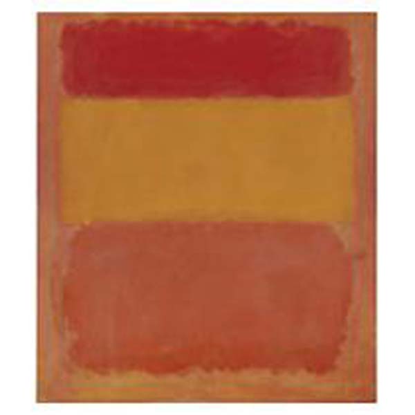 Mark Rothko Orange, red and yellow
