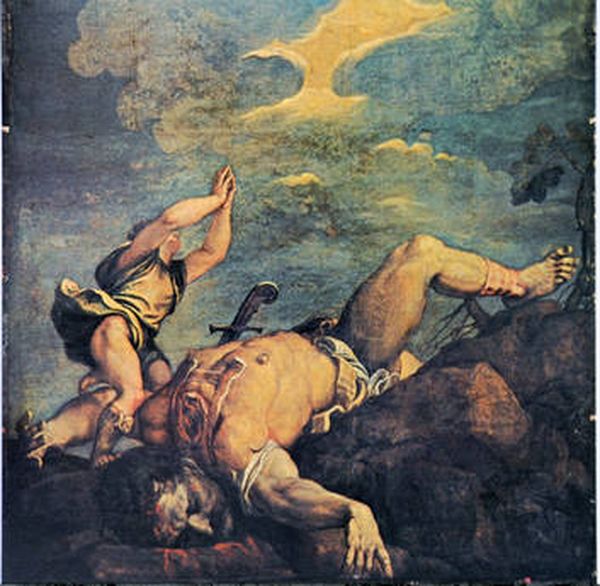 ТИЦИАН Давид и Голиаф. 1542–1544