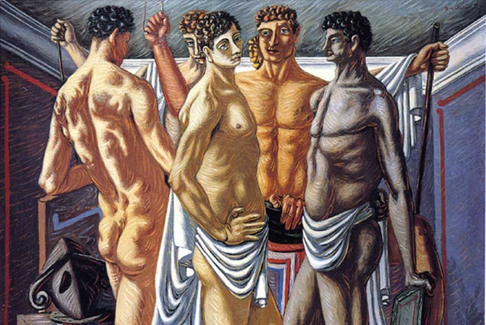 ДЖОРДЖО ДЕ КИРИКО Отдыхающие гладиаторы. 1928–1929