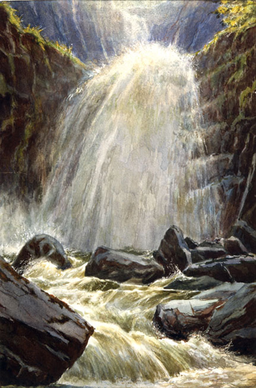 EDWARD Putintsev Altai. Falls Korb. 1954