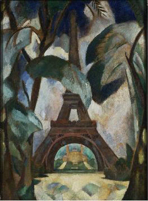 Robert Delaunay Eiffel Tower. About 1909