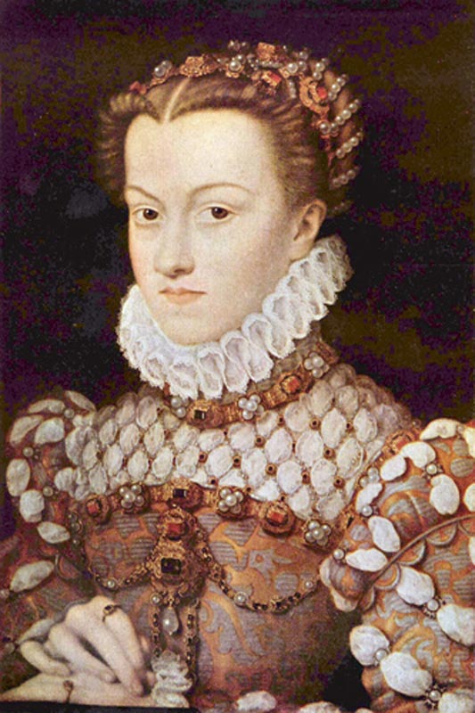 Francois Clouet Portrait of Elizabeth of Austria