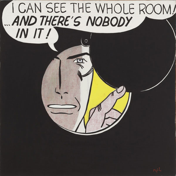 РОЙ ЛИХТЕНШТЕЙН «Мне видна  вся комната… В ней никого нет!». 1961