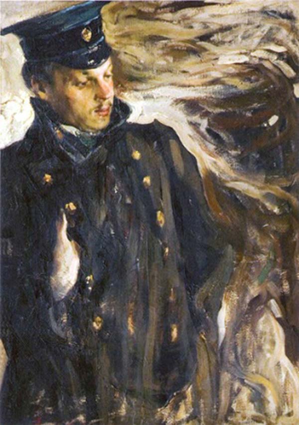 /> </a> <strong > NICHOLAS Feshin </strong> Portrait of an architect Sergey Ovsyannikov Osipovich. 1908 (1909 (?)) <br /> Canvas on cardboard, oil. 83 x 60,2 <br /> Source: <a rel = 
