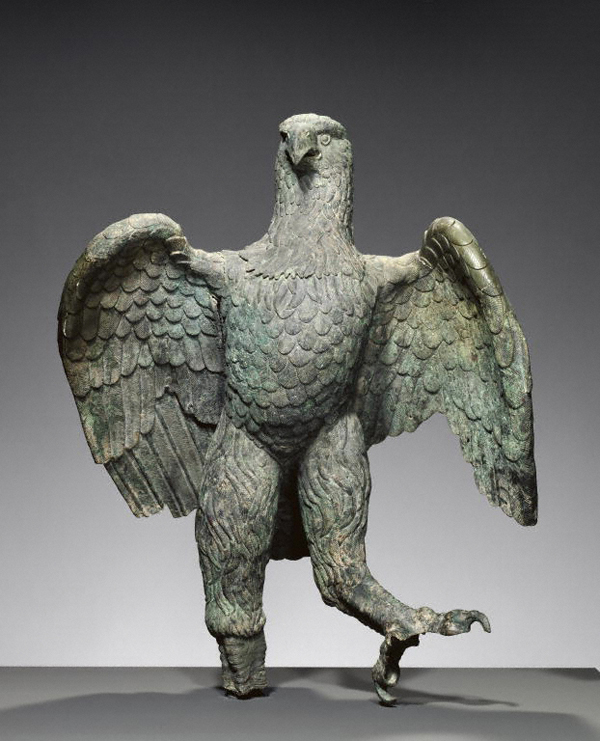 Eagle. I - III centuries. n. e. Bronze