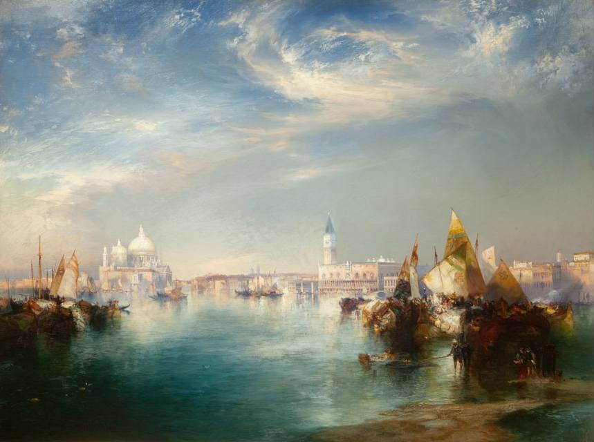 Thomas Moran's Grand Canal. Venice