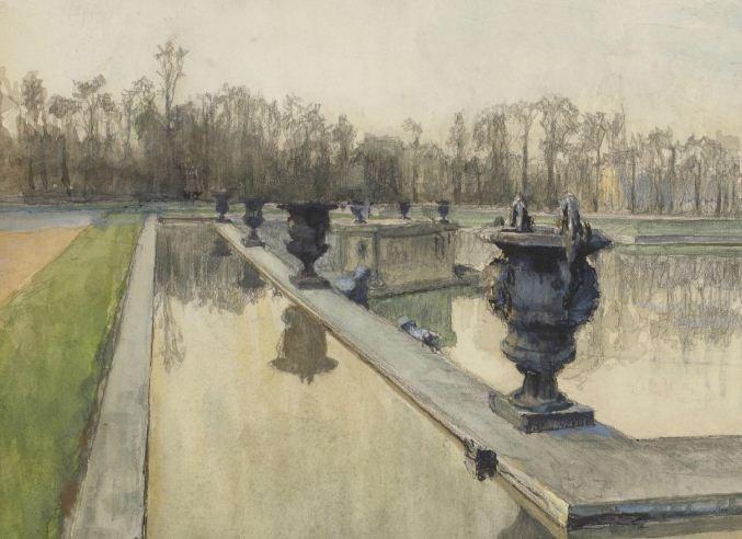 Lot 67. Alexandre Benois. Neptune Pool, Versailles. 1926