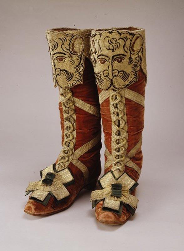 Boots coronation herald. Russia, XVIII century.