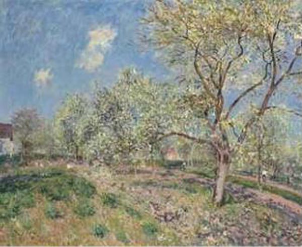 Alfred Sisley Springtime in Vienna. 1880 