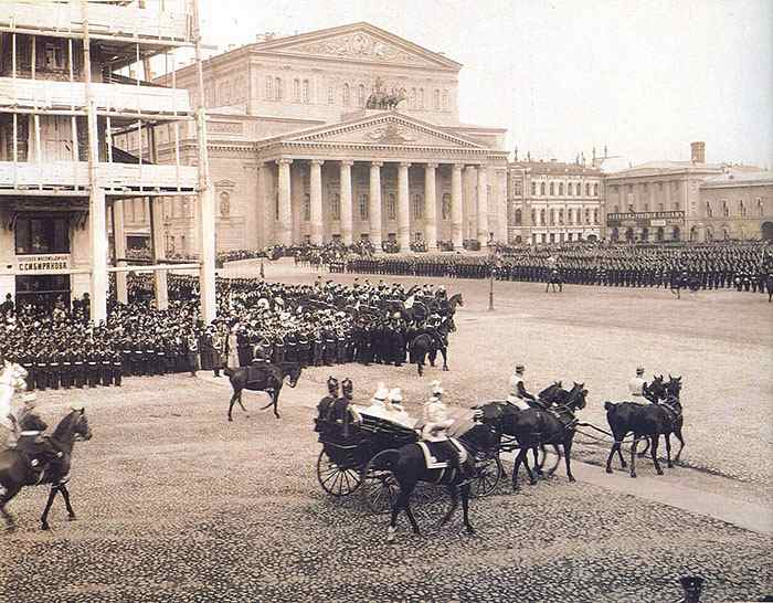 Karl Fisher King's crew at Theater Square during the military parade. From the album