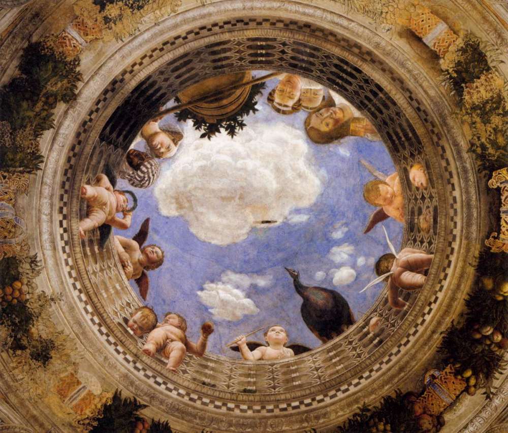 Andrea Mantegna Camera degli Spozi. Diffuser. 1465-1474