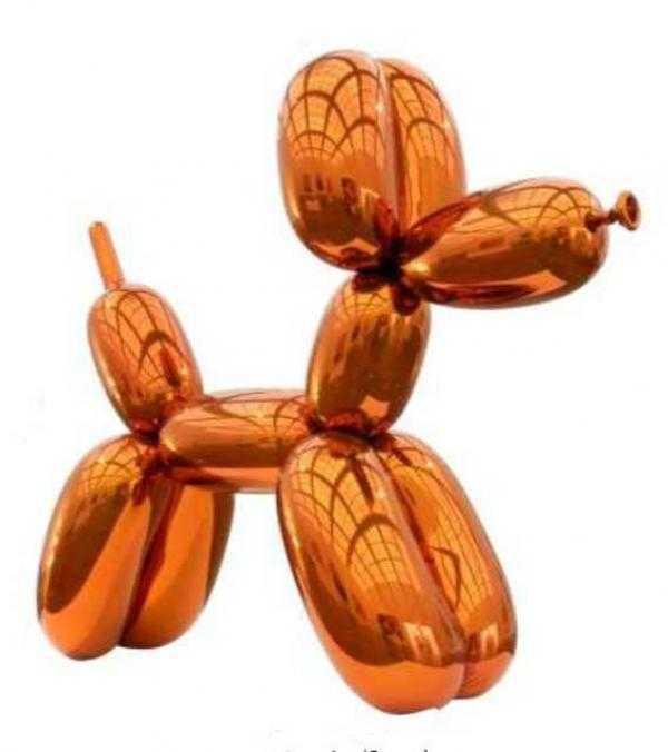 ДЖЕФФ КУНС Собака из воздушных шаров (Оранжевая). 1994–2000
