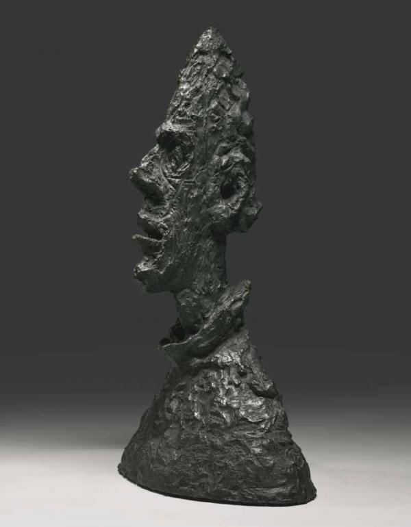  Alberto Giacometti Large thin head ( big head Diego ) . 1954-1955 
