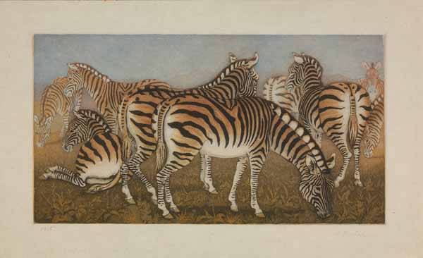  Matvey DOBROV Zebras . 1915 