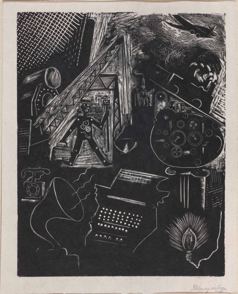  DAVID Sternberg machines . Illustration to the story of Rudyard Kipling 