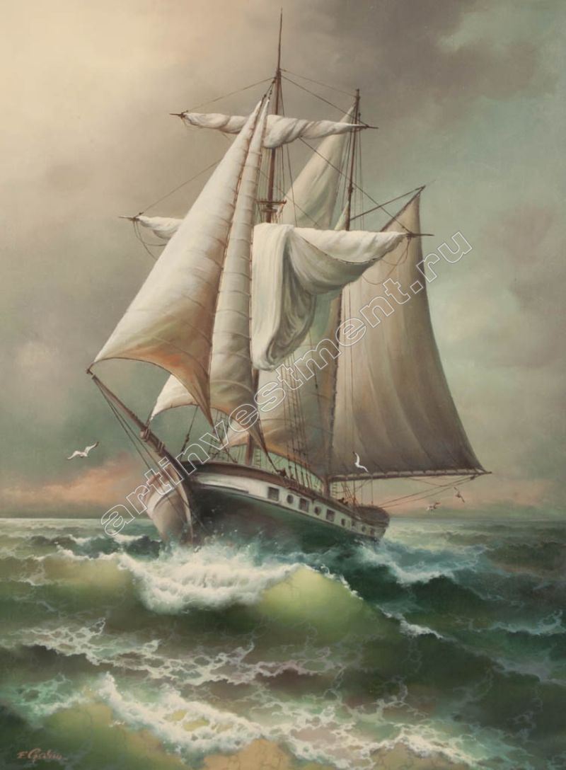 Tall Ship and Waves / Гарин Евгений