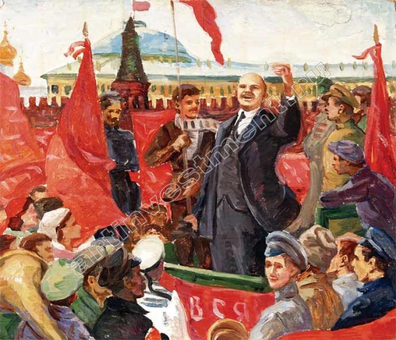 Ленин на митинге