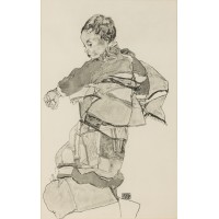 ﴾XXI век﴿ Эгон ШИЛЕ (Egon Schiele, 1890–1918) Портрет ребенка. Из серии «Zeichnungen» («Рисунки»). 1917