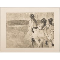 ﴾XXI век﴿ Эдгар ДЕГА (Edgar Degas, 1834–1917) Лист из книги Pierre Louys «Mimes des Courtisanes de Lucien»; ill. d Edgar Degas.— Paris: Vollard, 1935. 1935